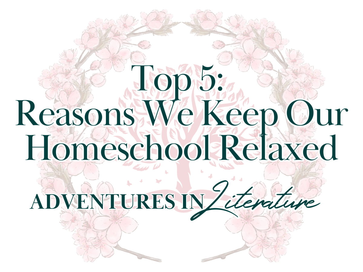 Top 5: Reasons We Keep Our Homeschool Relaxed